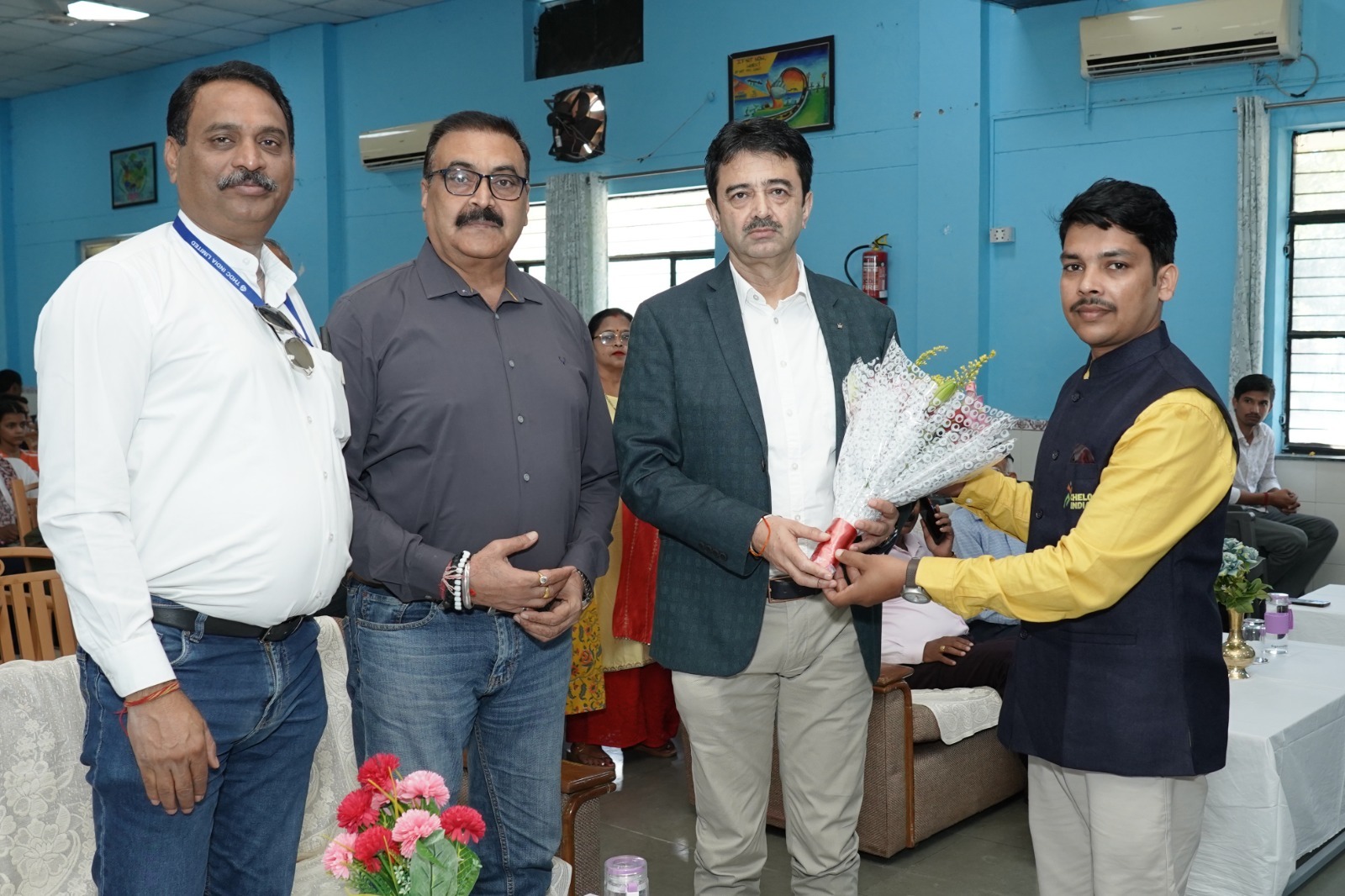 Thdc मे 5वीं स्टेट लेबल योगासन खेल प्रतियोगिता का आयोजन
