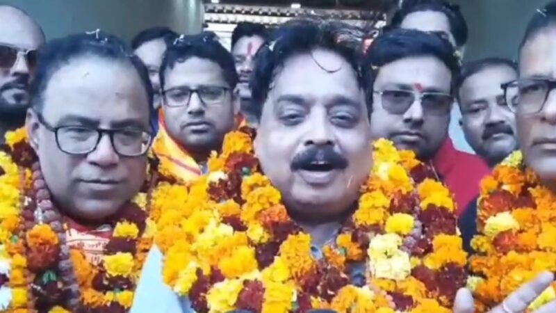 प्रांतीय उद्योग व्यापार प्रतिनिधि मंडल के सदस्यों ने हर की पौड़ी पर तोड़फोड़ का किया विरोध