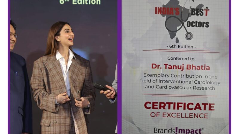 सलेक्टड:श्री महंत इन्दिरेश अस्पताल के डाॅ तनुज भाटिया का इस अवार्ड के लिए सलेक्शन