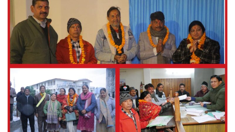 मुनिकीरेती क्षेत्र से निर्दलीय प्रत्याशी नीलम बिजल्वाण ने किया नामांकन