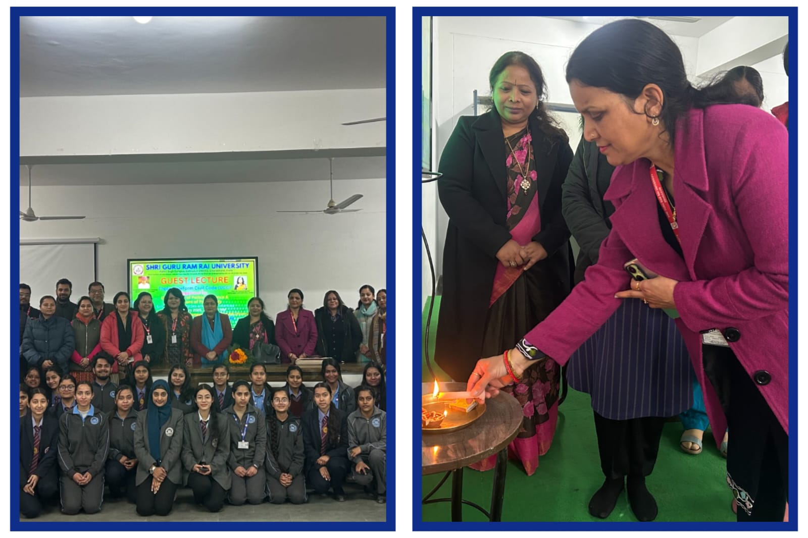 वर्कशॉप:एसजीआरआरयू मे समान नागरिक संहिता पर वर्कशॉप का आयोजन