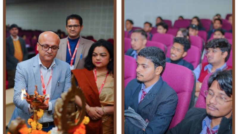 SGRRU:बायो डावर्सिटी को लेकर प्रो. प्रवीन कुमार सक्सेना का छात्रों को व्याख्यान