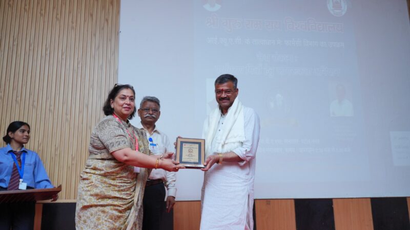 व्याख्यान:”पर्यावरण मित्र ही असली नायक” — मेयर सौरभ थपलियाल