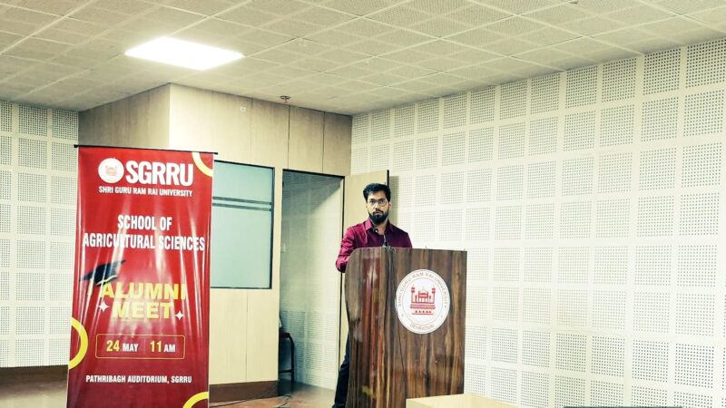 SGRRU एलुमनी मीट 2025: रिश्तों की पुनः स्थापना का पर्व
