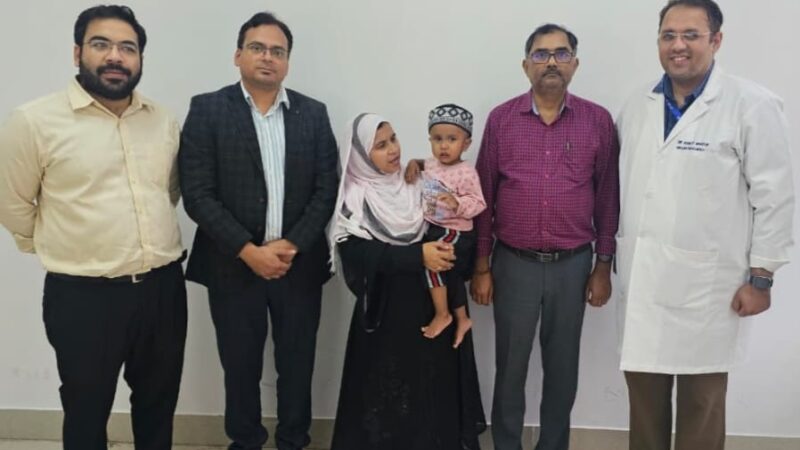 जिंदगी:डेढ़ साल के मासूम को नई जिंदगी, हिमालयन हॉस्पिटल ने की हाई-रिस्क ब्रेन सर्जरी