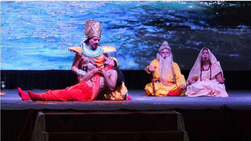 मंचन:स्वामी राम हिमालयन विश्वविद्यालय का सांस्कृतिक गौरव: रामलीला का भव्य मंचन