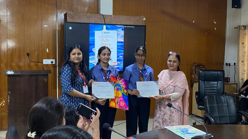 NEP 2020 को लेकर SGRRU में छात्रों का रचनात्मक उत्साह, विजेताओं का हुआ सम्मान