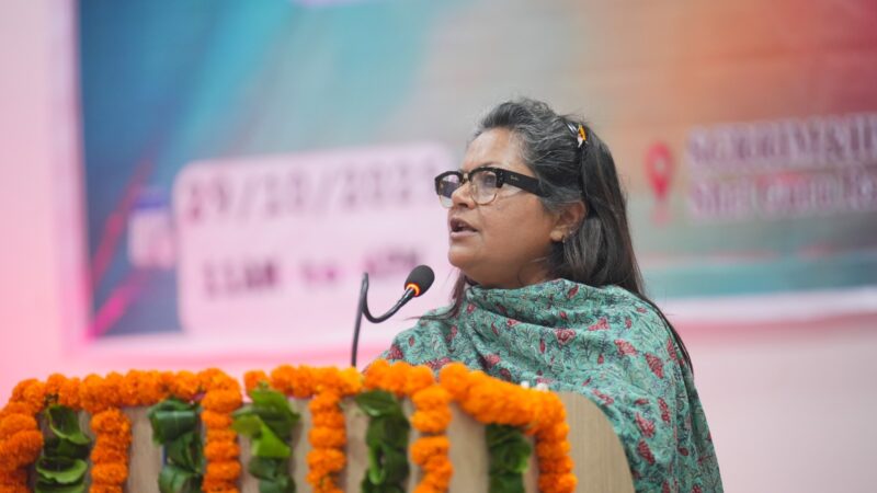 SGRRU में प्रेरणादायक शुरुआत — महंत देवेंद्र दास जी महाराज के संदेश से गूँजा उत्साह