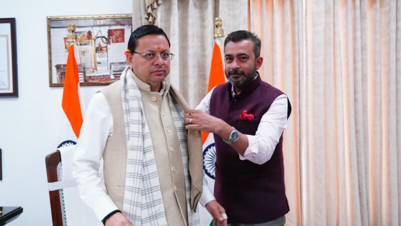 जाम की समस्या से राहत दिलाने को प्रतीक कालिया की पहल, सीएम धामी ने दिया आश्वासन