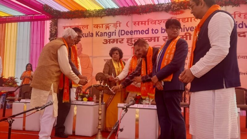 नौ संकायों की झांकियों ने जीवंत किया स्वामी श्रद्धानंद जी का तप, त्याग और राष्ट्रसेवा