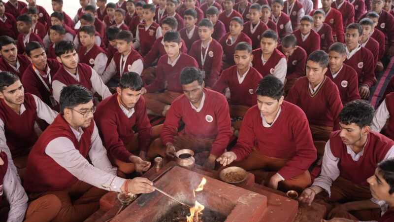 गुरुकुल में महर्षि दयानन्द के विचारों की ज्योति प्रज्वलित, युवा पीढ़ी ने लिया प्रेरणा संकल्प