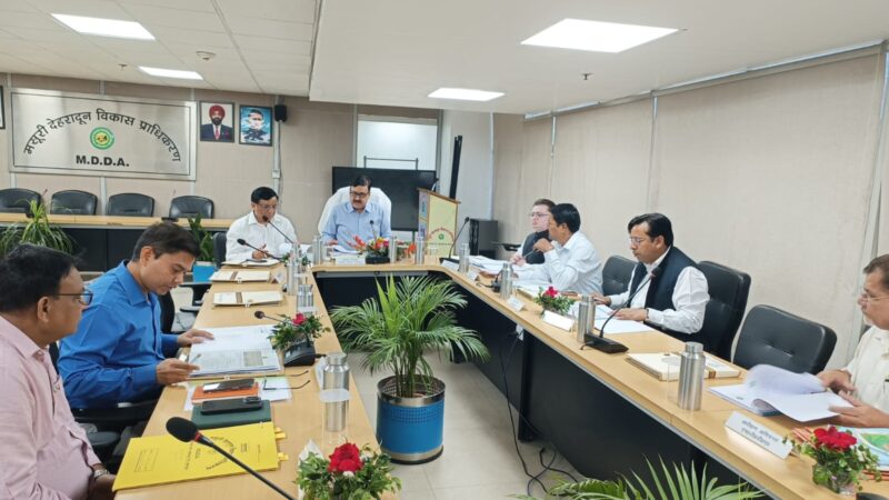 एमडीडीए बोर्ड बैठक: तिवारी समेत सदस्यों के निर्णायक फैसले, इंफ्रास्ट्रक्चर-हरियाली पर फोकस