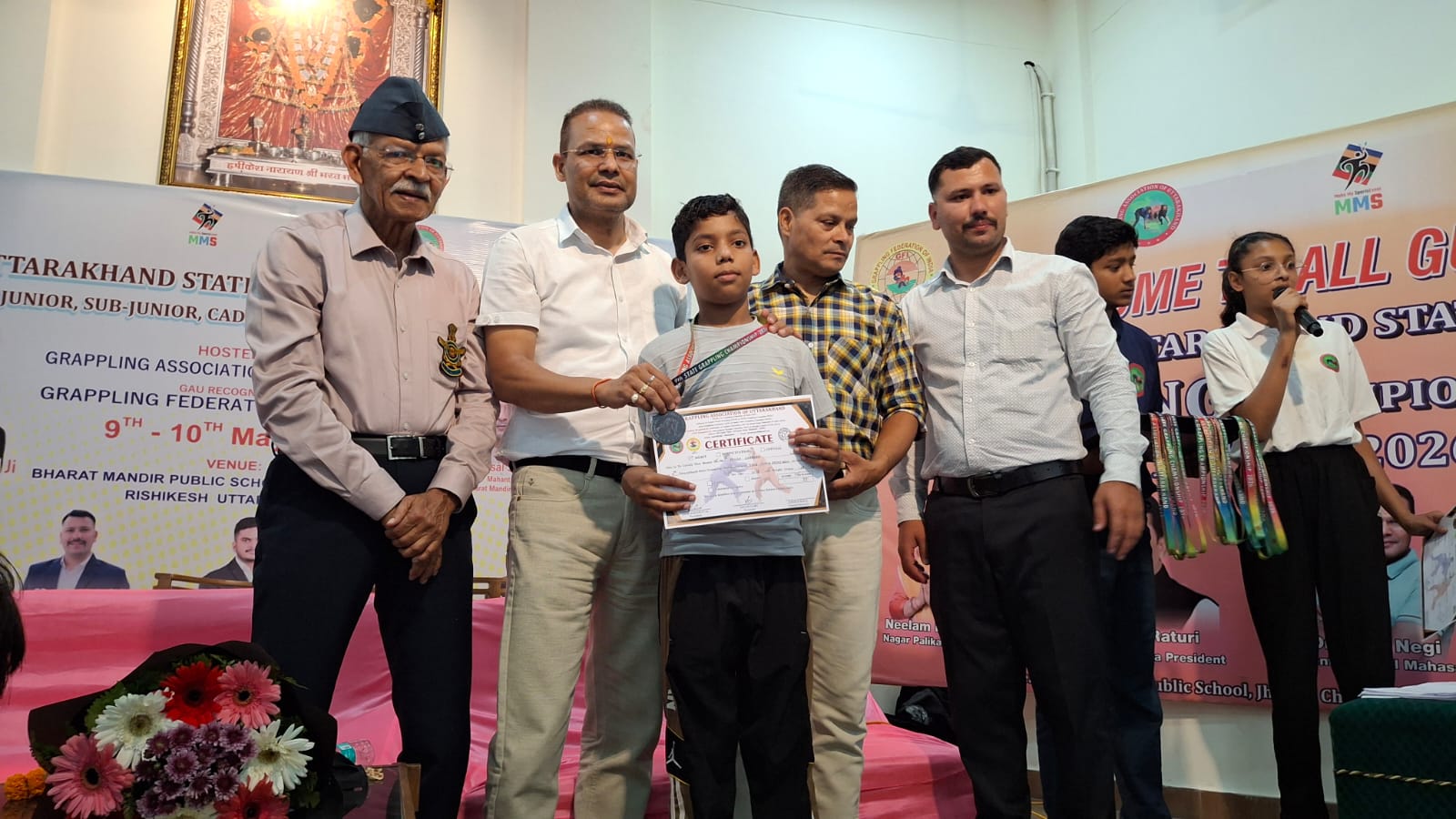 ऋषिकेश बना ग्रैपलिंग का अखाड़ा, खिलाड़ियों के दमदार प्रदर्शन से गूंजा हॉल