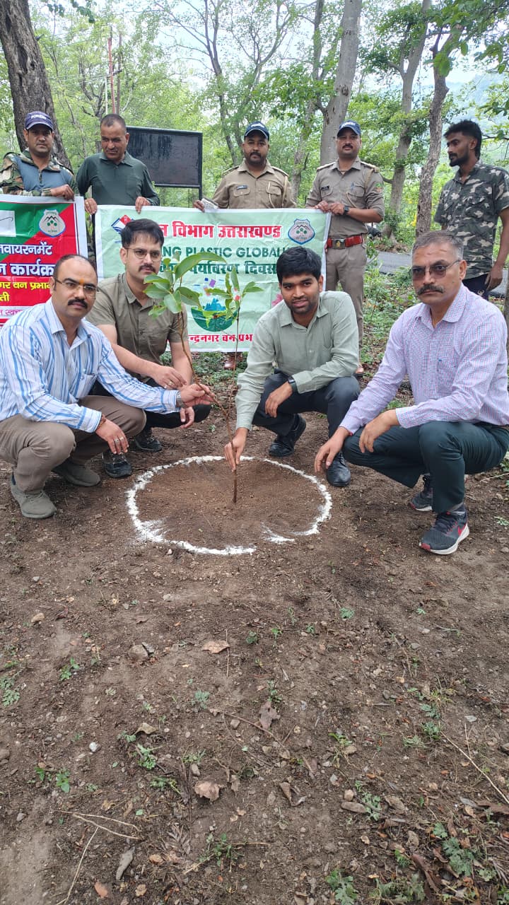 नरेन्द्रनगर वन प्रभाग की मुहिम रंग लाई, गंगा तट से हटा कचरा, लगे सैकड़ों पौधे