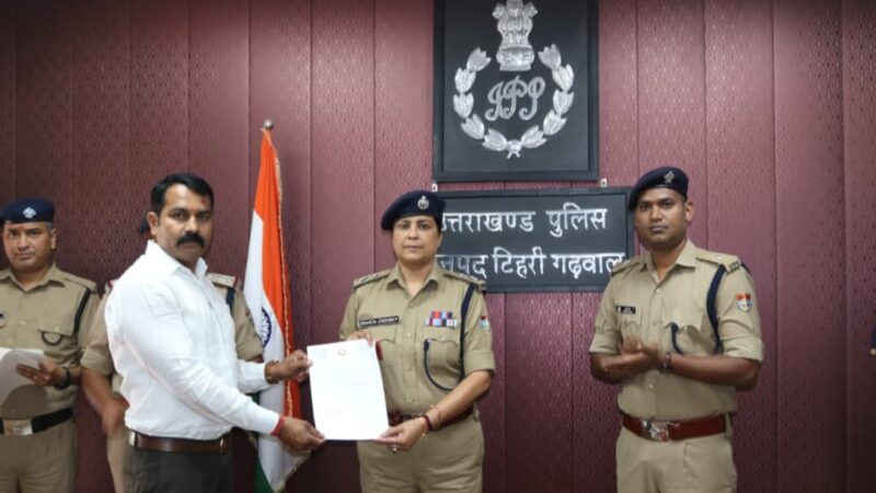 सीआईयू के विकास सैनी की मेहनत रंग लाई, गैंगस्टर गिरफ्तारी पर मिला बड़ा सम्मान